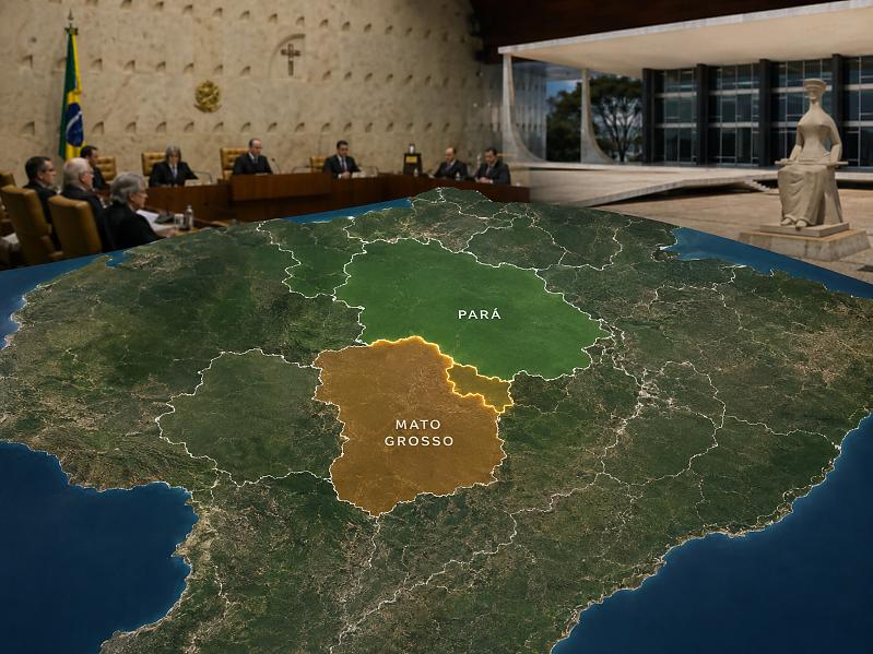 STF determina que MT pague 132 milhões ao Pará por disputa de fronteira